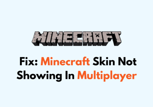 How To Fix Minecraft Skin Not Showing In Multiplayer