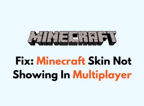 How To Fix Minecraft Skin Not Showing In Multiplayer