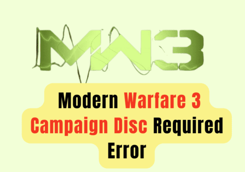How To Fix Modern Warfare 3 Campaign Disc Required Error