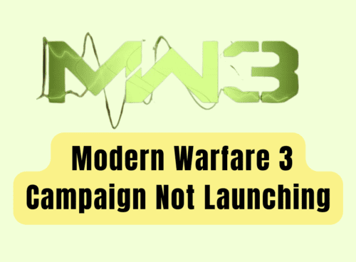 How To Fix Modern Warfare 3 Campaign Not Launching