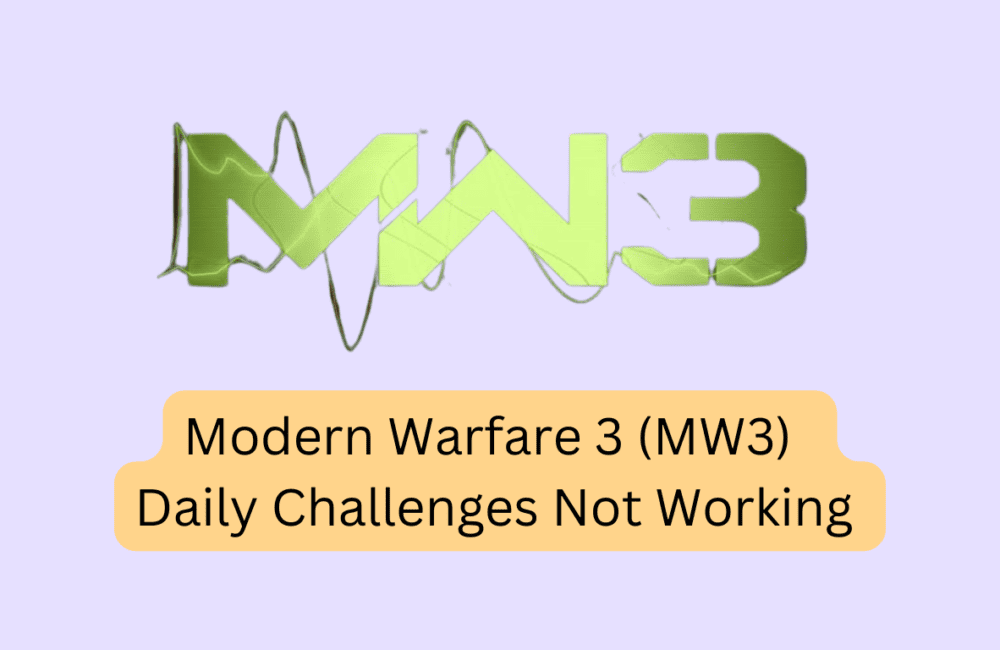 How To Fix Modern Warfare 3 Daily Challenges Not Working 20231114 164754 0000
