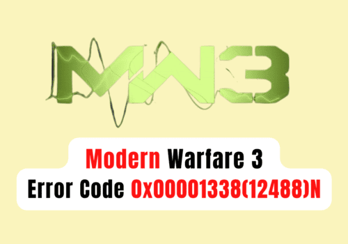 How To Fix Modern Warfare 3 Error Code 0x00001338(12488)N