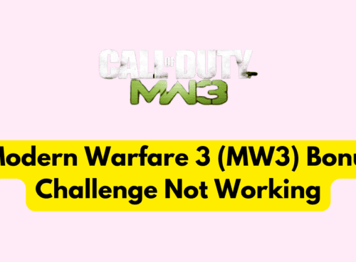 How To Fix Modern Warfare 3 (MW3) Bonus Challenge Not Working