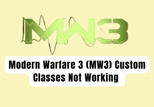 How To Fix Modern Warfare 3 MW3 Custom Classes Not Working 20231114 151444 0000