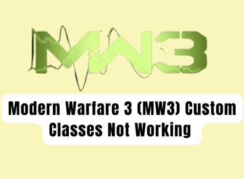 How To Fix Modern Warfare 3 MW3 Custom Classes Not Working 20231114 151444 0000