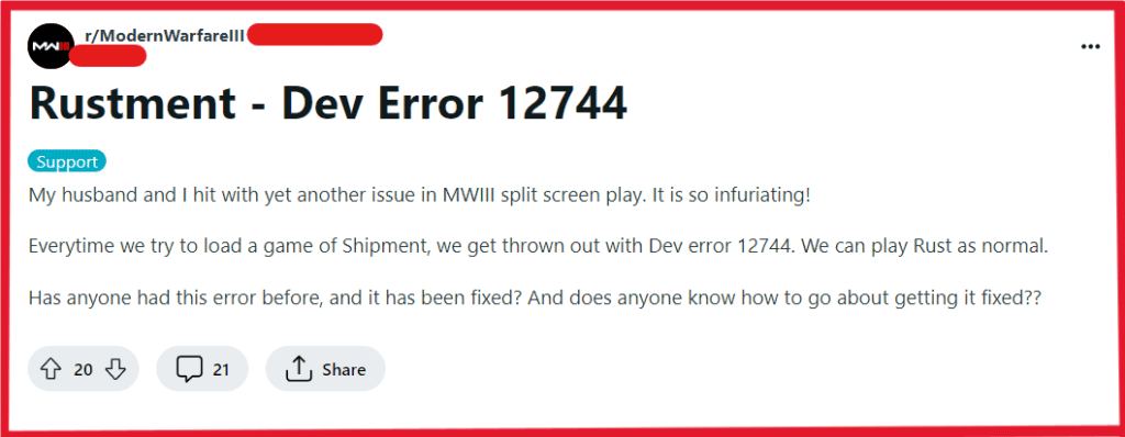 How To Fix Modern Warfare 3 (MW3) Dev Error 12744 2 How To Fix Modern Warfare 3 MW3 Dev Error 12744