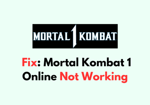 How To Fix Mortal Kombat 1 Online Not Working