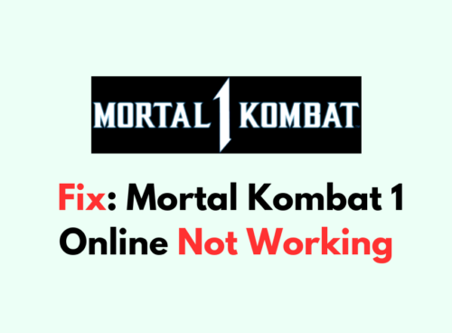 How To Fix Mortal Kombat 1 Online Not Working