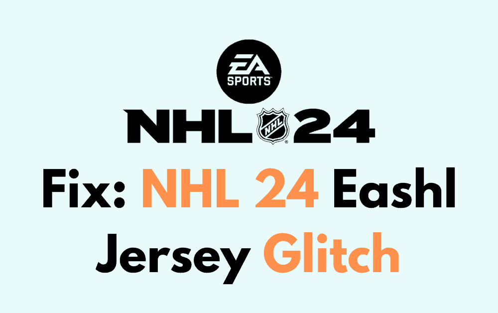 How To Fix NHL 24 Eashl Jersey Glitch