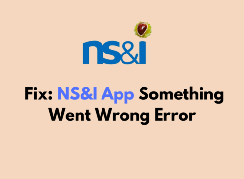 How To Fix NSI App Something Went Wrong Error