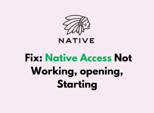 How To Fix Native Access Not Working opening Starting