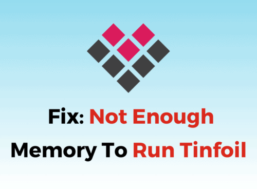How To Fix Not Enough Memory To Run Tinfoil