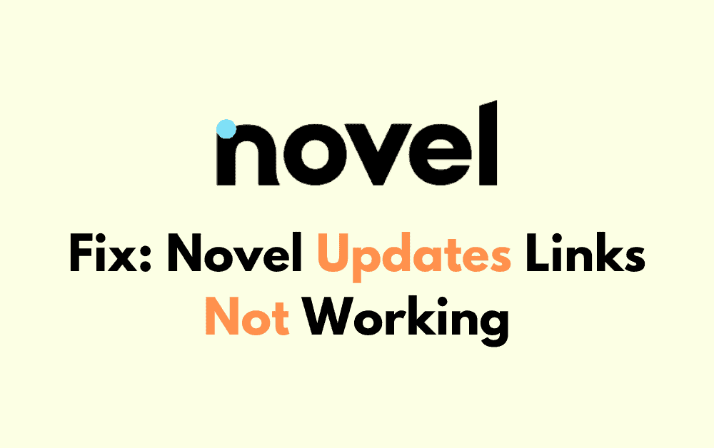 How To Fix Novel Updates Links Not Working 1