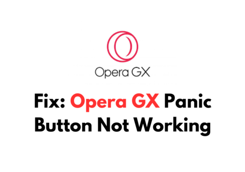 How To Fix Opera GX Panic Button Not Working