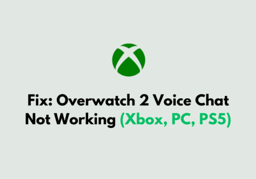 How To Fix Overwatch 2 Voice Chat Not Working Xbox PC PS5 1