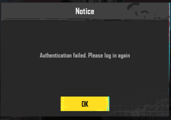 How To Fix PUBG Mobile Server Authentication Error Login Failed 2 How To Fix PUBG Mobile Server Authentication Error Login Failed