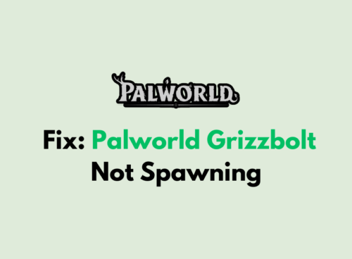 How To Fix Palworld Grizzbolt Not Spawning