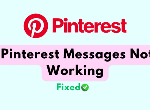 How To Fix Pinterest Messages Not Working