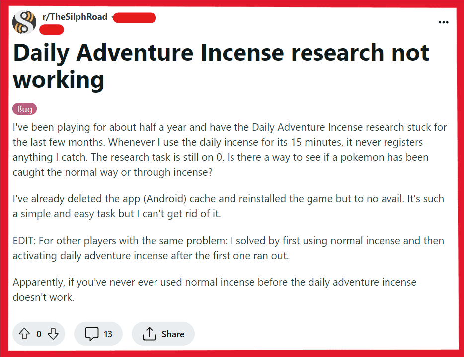 How To Fix Pokemon GO Daily Incense Not Working 2 How To Fix Pokemon Go Daily Incense Not Working