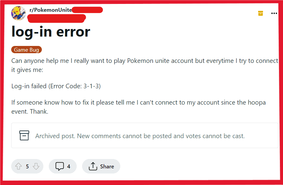 How To Fix Pokemon Unite Account Error Code 3-1-3 Log-In failed 2 How To Fix Pokemon Unite Account Error Code 3 1 3 Log In failed