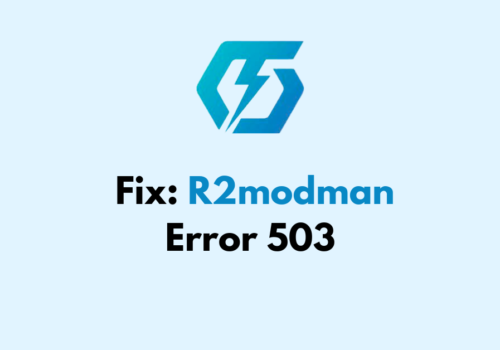 How To Fix R2modman Error 503