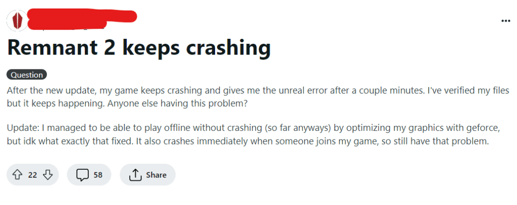 How To Fix Remnant 2 Crashing When Joining Friends 2 How To Fix Remnant 2 Crashing When Joining Friends