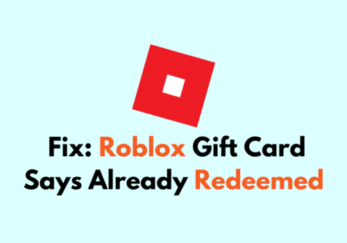 How To Fix Roblox Gift Card Says Already Redeemed