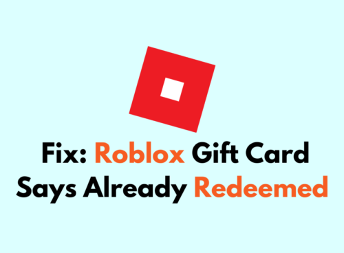 How To Fix Roblox Gift Card Says Already Redeemed