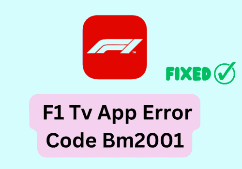 How To Fix F1 Tv App Error