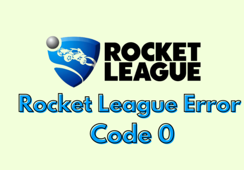 How To Fix Rocket League Error Code 0