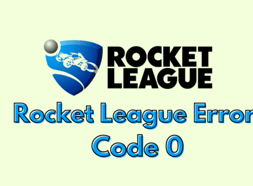 How To Fix Rocket League Error Code 0 1 How To Fix Rocket League Error Code 0