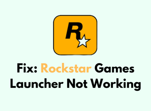 How To Fix Rockstar Games Launcher Not Working 1