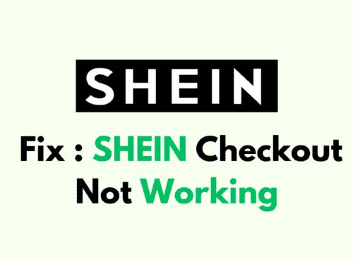 How To Fix SHEIN Checkout Not Working 1