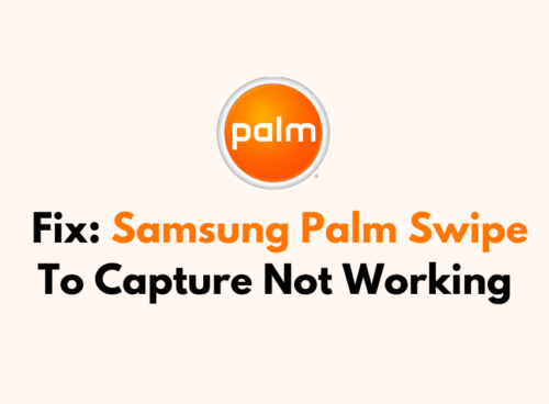 How To Fix Samsung Palm Swipe To Capture Not Working 1