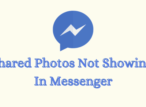 How To Fix Shared Photos Not Showing In Messenger