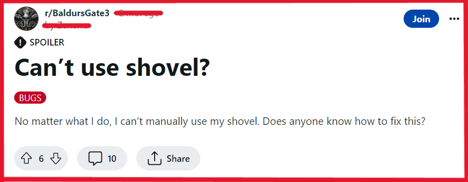How To Fix Baldur's Gate 3 Shovel Not Working 3 How To Fix Shovel Not Working On Baldurs Gate 3