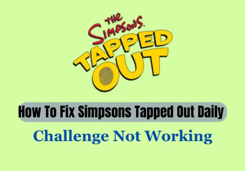 How To Fix Simpsons Tapped Out Daily Challenge Not Working