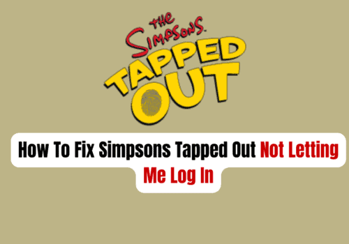 How To Fix Simpsons Tapped Out Not Letting Me Log In 1
