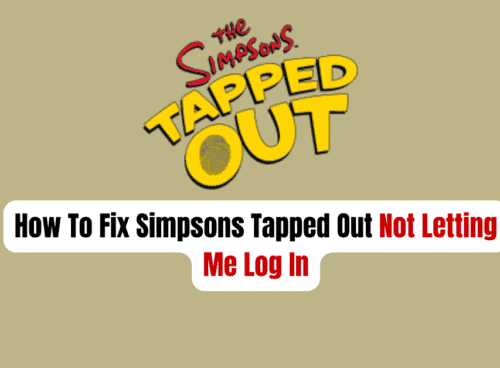 How To Fix Simpsons Tapped Out Not Letting Me Log In 1