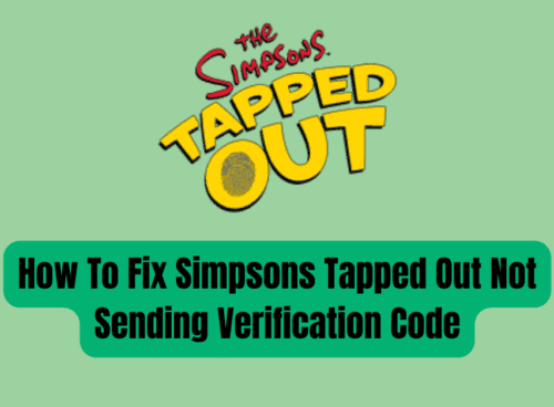 How To Fix Simpsons Tapped Out Not Sending Verification Code