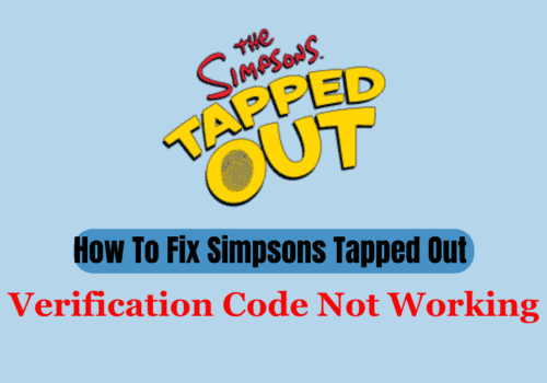 How To Fix Simpsons Tapped Out Verification Code Not Working