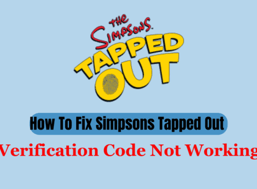 How To Fix Simpsons Tapped Out Verification Code Not Working