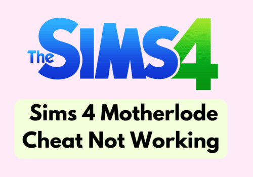 How To Fix Sims 4 Motherlode Cheat Not Working