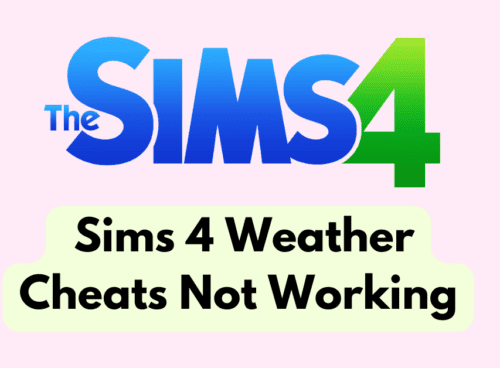 How To Fix Sims 4 Weather Cheats Not Working