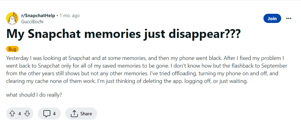 How To Fix Snapchat Memories Disappeared 2 How To Fix Snapchat Memories Disappeared