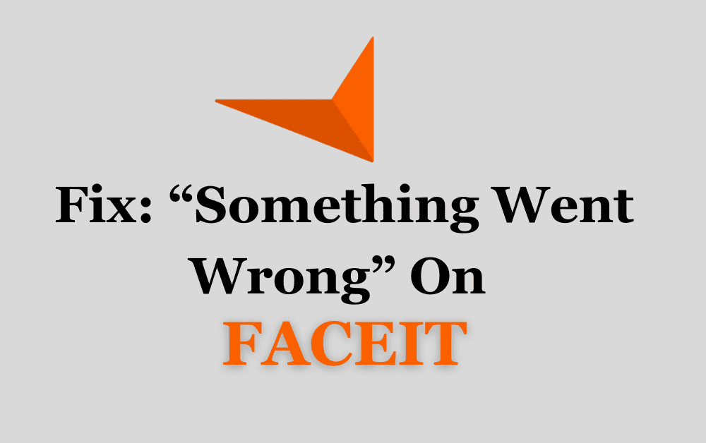 How To Fix Something Went Wrong On FACEIT