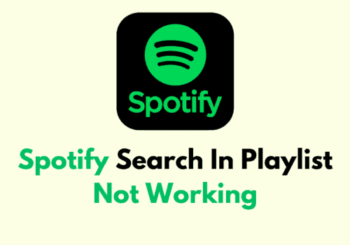 How To Fix Spotify Search In Playlist Not Working