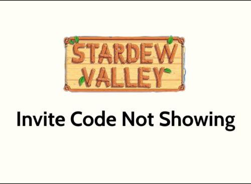How To Fix Stardew Valley Invite Code Not Showing
