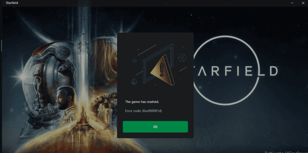 How To Fix Starfield Error Code 0xc000001d On Xbox Game Pass For PC 2 How To Fix Starfield Error Code 0xc000001d On Xbox Game Pass For PC Error Message