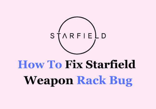 How To Fix Starfield Weapon Rack Bug